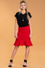Brigitte Brianna Ruffle Hem Skirt by SexyModest Boutique