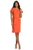 Brigitte Brianna Ruffle Sleeve Dress