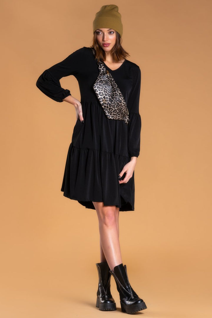 Brigitte Brianna Ruffle Tier Dress by SexyModest Boutique