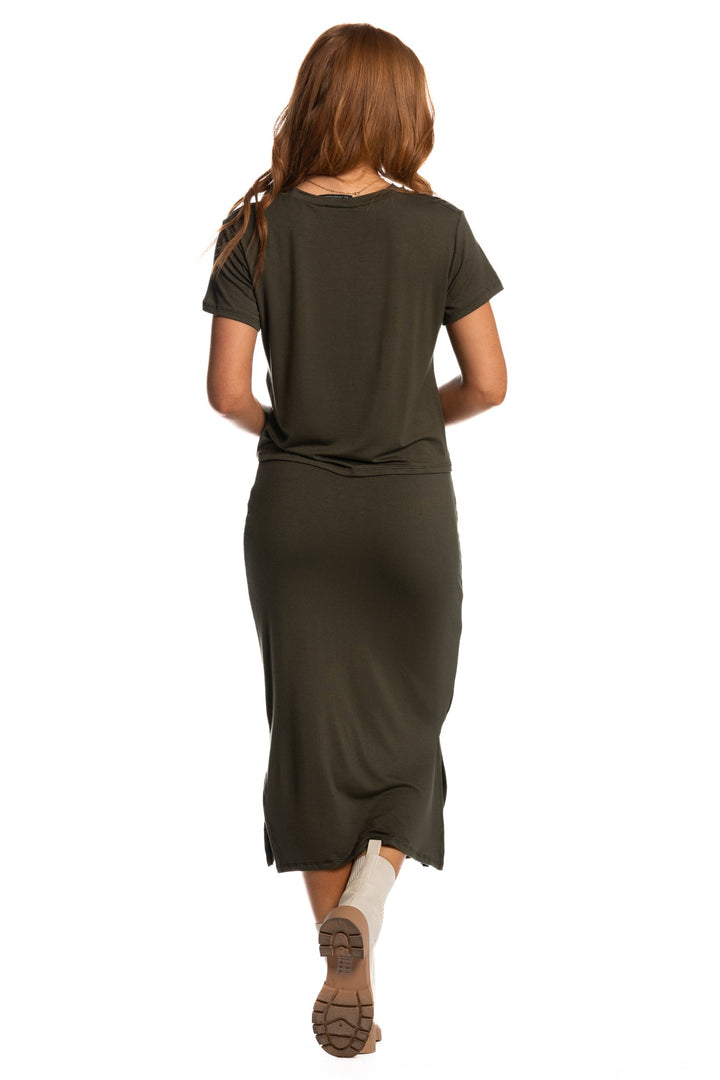 Brigitte Brianna Motion Tee & Runaround Skirt Set