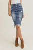 SexyModest Boutique Daphne Denim Skirt