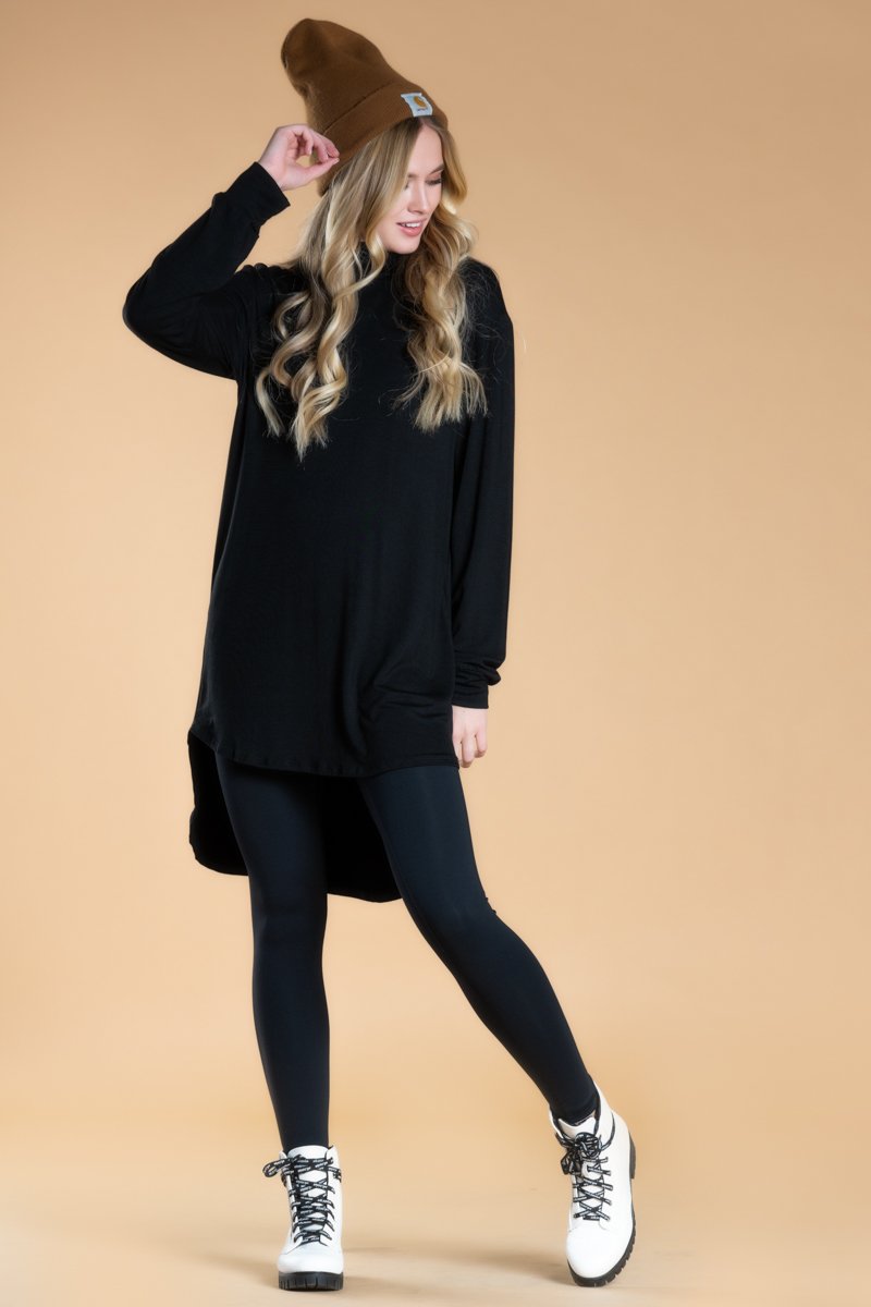 Modest Tops: Shirttail Tunic - SexyModest Boutique