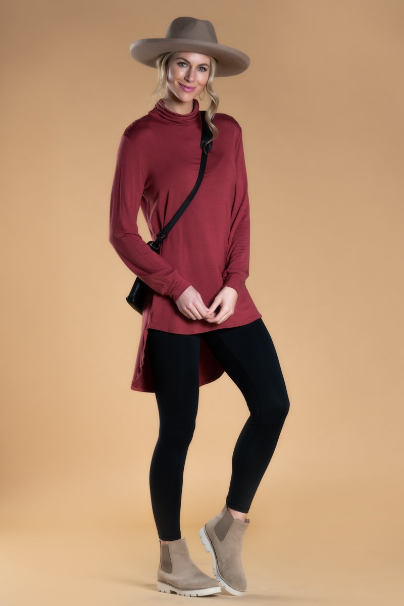 Modest Tops: Shirttail Tunic - SexyModest Boutique
