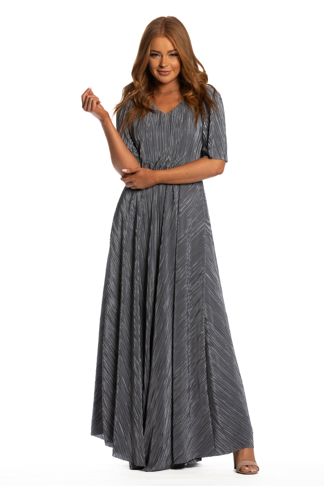 brigitte brianna peplum dress Womens Peplum Pencil Dress Modest Structured Work Dress with Elbow Sleeves Navy / M