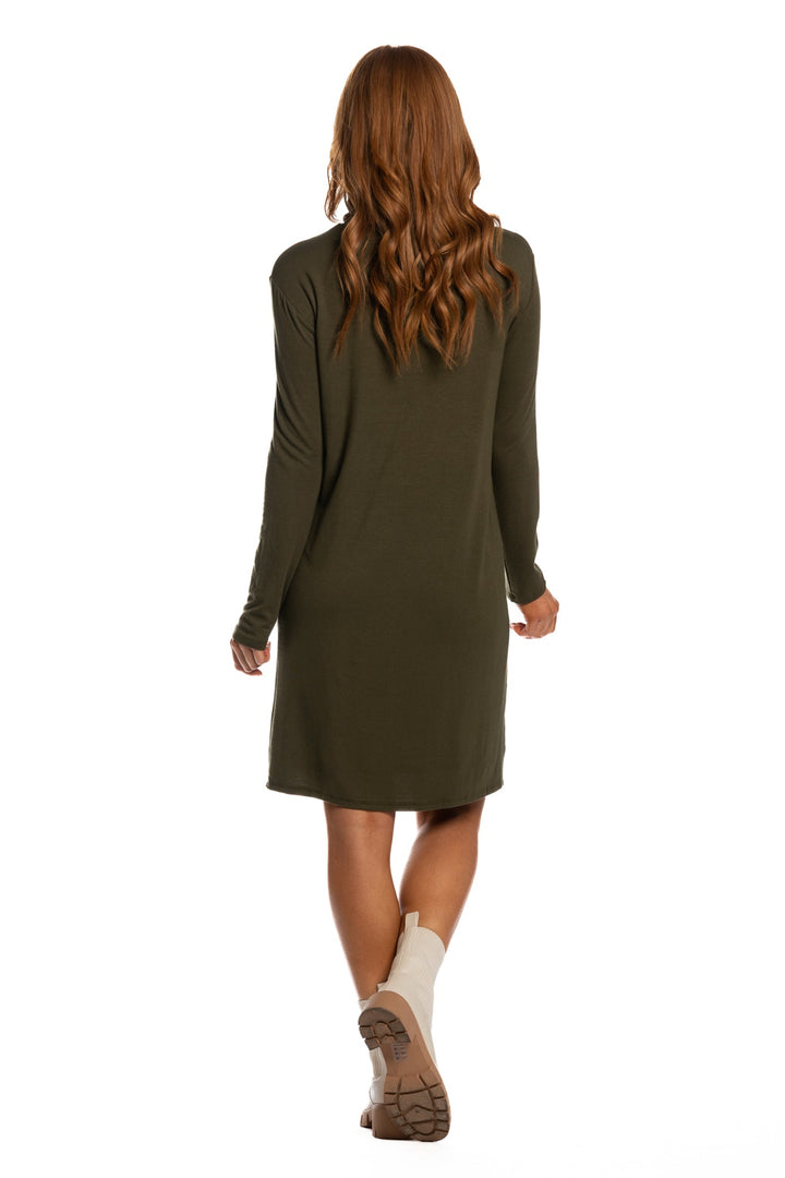 Brigitte Brianna Turtleneck Dress