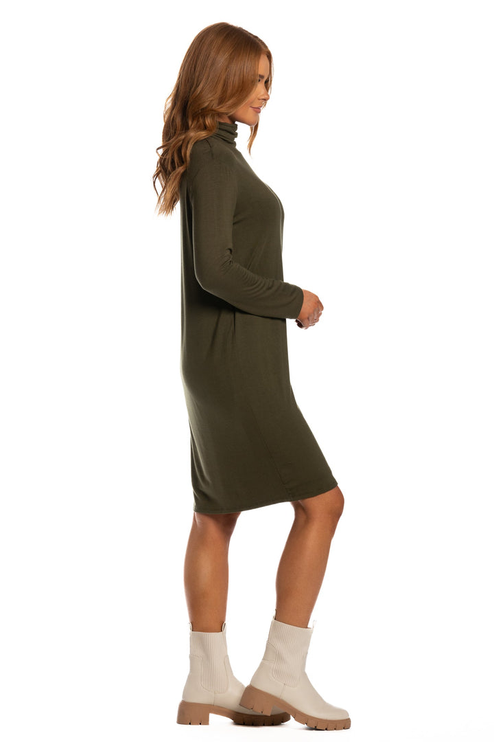 Brigitte Brianna Turtleneck Dress