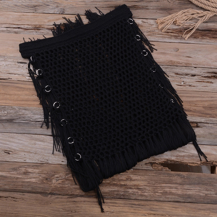 Fringed Hand Woven Swim Maxi