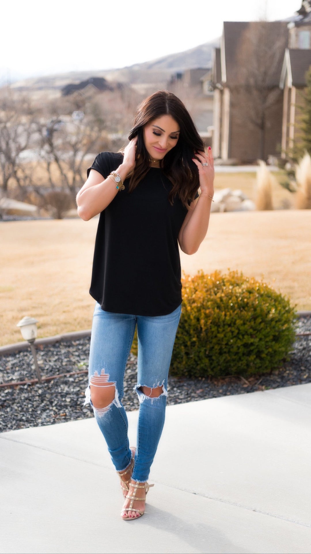 Modest Tops: Brigitte Brianna Everyday Tee - SexyModest Boutique