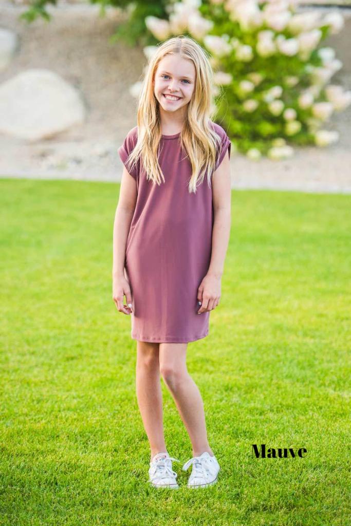 Brigitte Brianna Kids Pocket Tee Dress - SexyModest Boutique