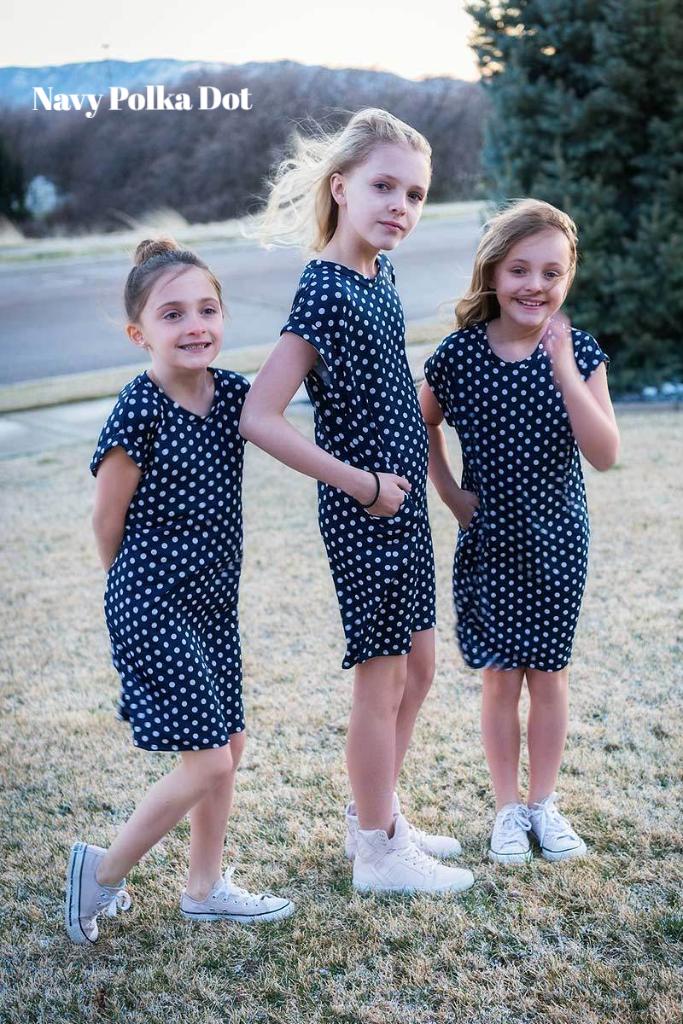 Brigitte Brianna Kids Pocket Tee Dress - SexyModest Boutique